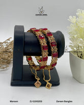 Zareen Bangles | ZAROSH JEWEL Maroon